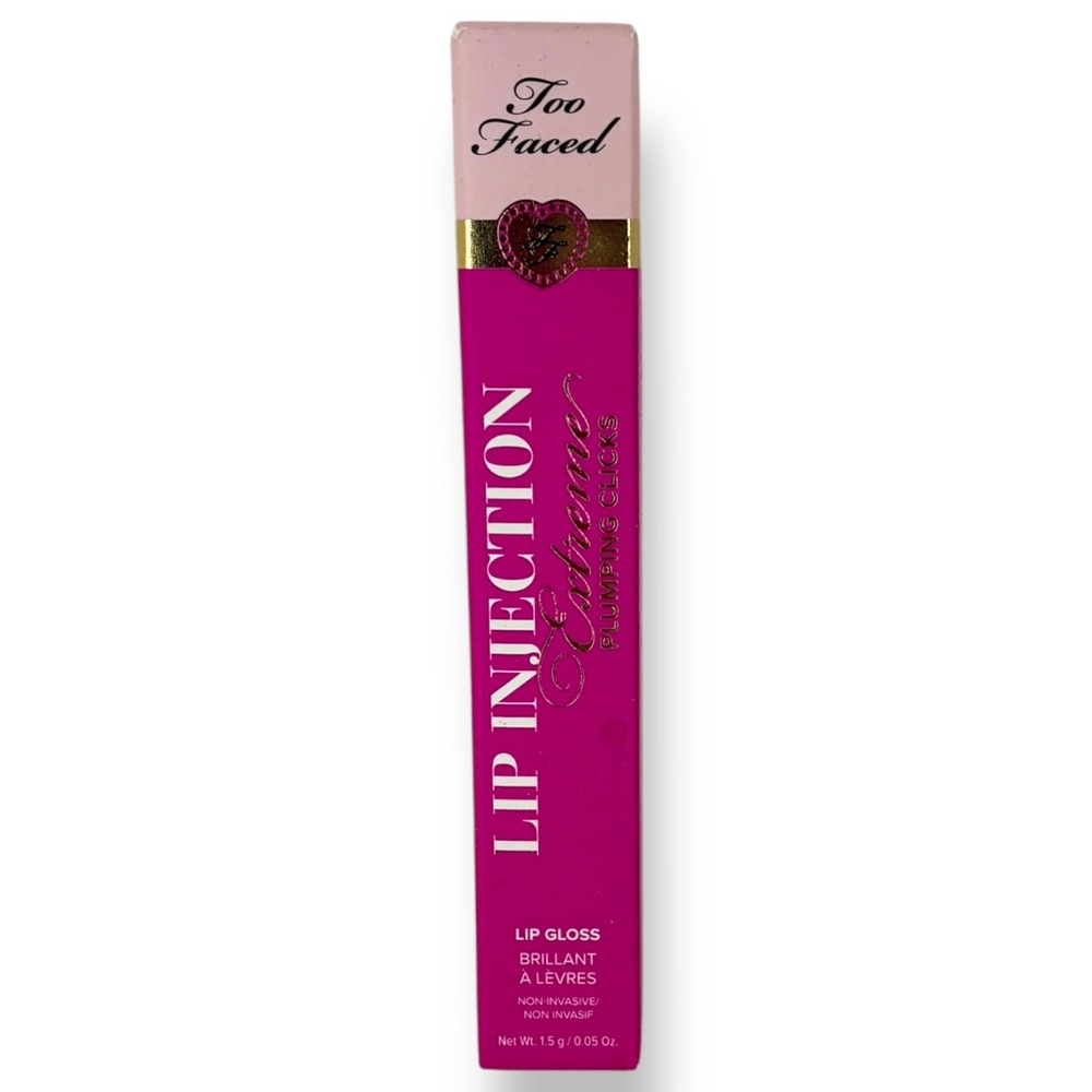 Too Faced‎ Lip Injection Extreme Plumping Gloss Clicks Don't Let Me Be Chai